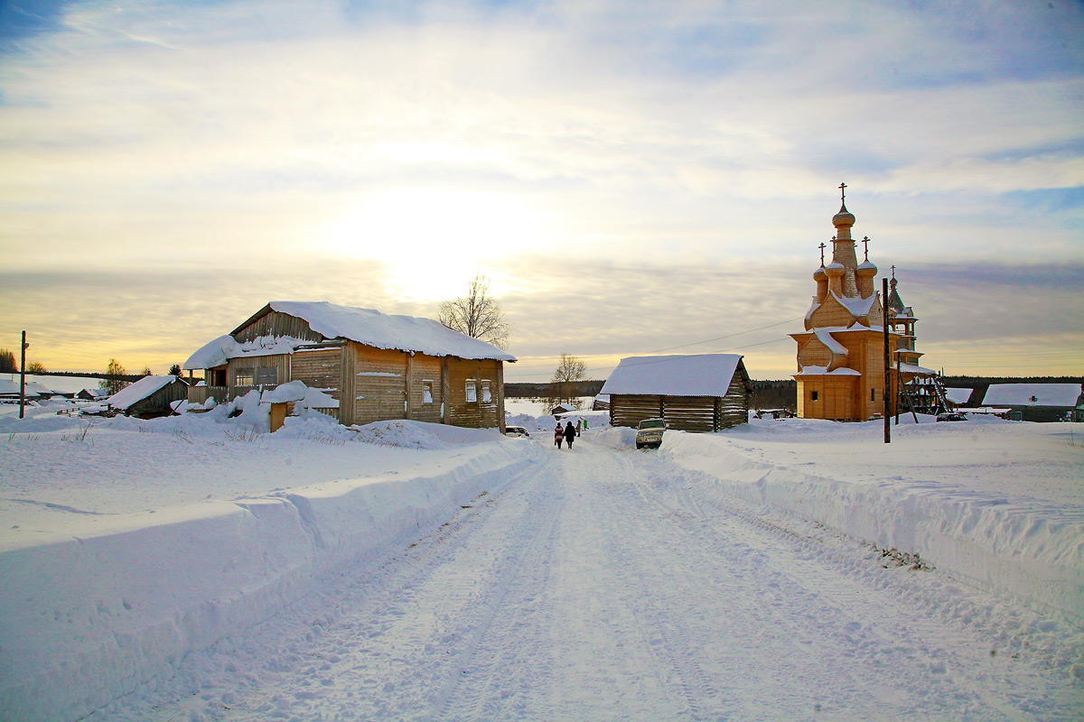 Фото деревни архангельские