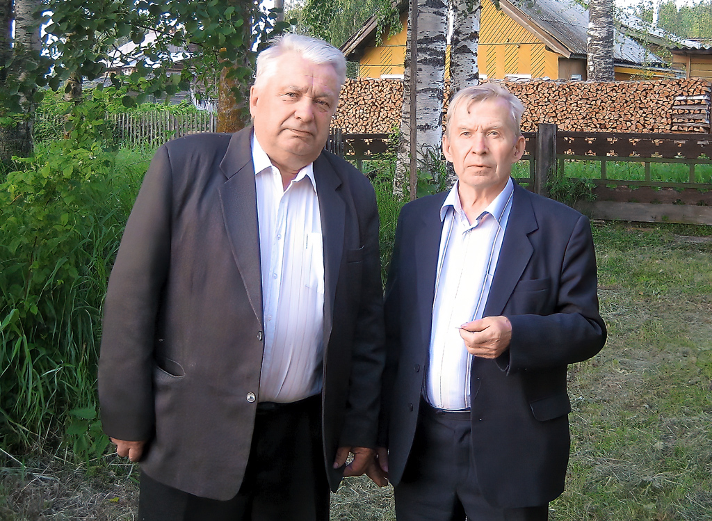 С братом Александром Васильевичем Лагуновым – судостроителем, Героем Социалистического труда. 2009 год