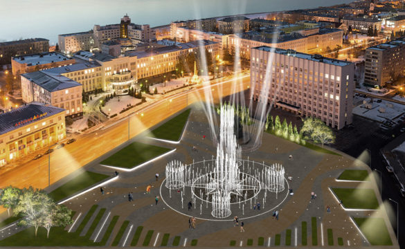Архитектурная концепция реконструкции площади Ленина