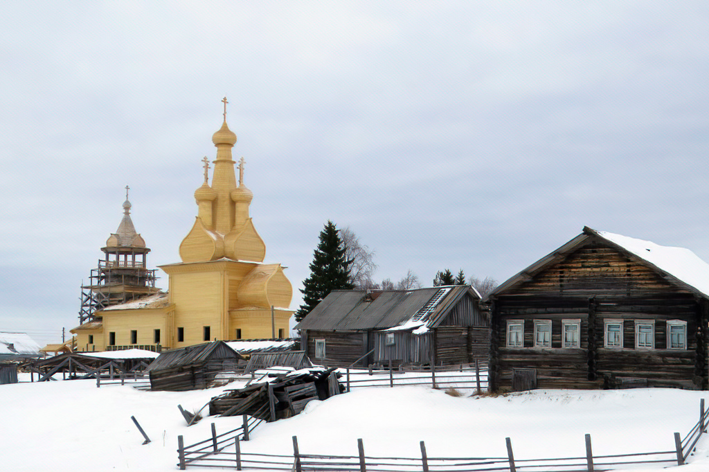 Реставрация Одигитриевской церкви 1763 года постройки.