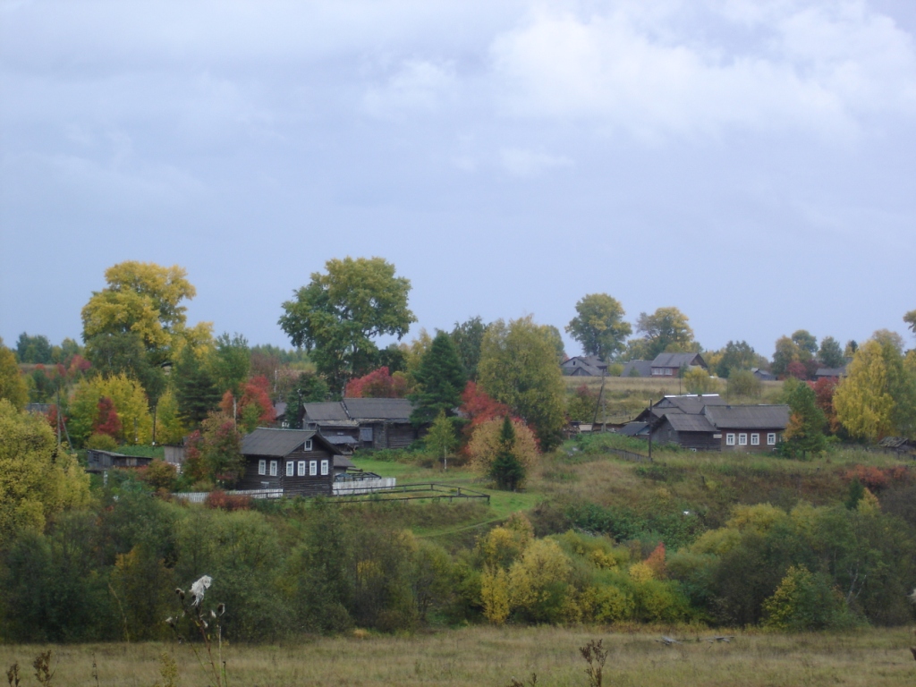 Евдские деревни в долине. Осень