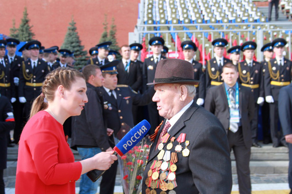 На параде на Красной площади в честь 70-летия Великой Победы