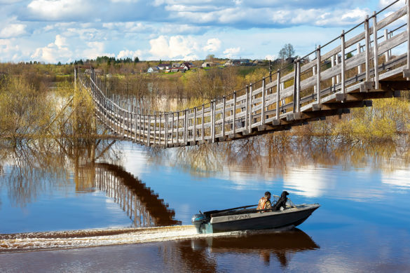 Подвесные мосты могут стать туристической изюминкой Верхнетоемского округа