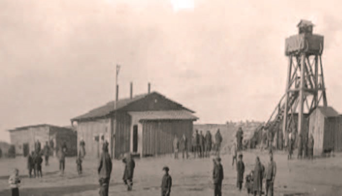 Вышка для охраны лагеря Макариха. Фото 1930 г. Из архивов НКВД музея лагеря Макариха, г. Котлас