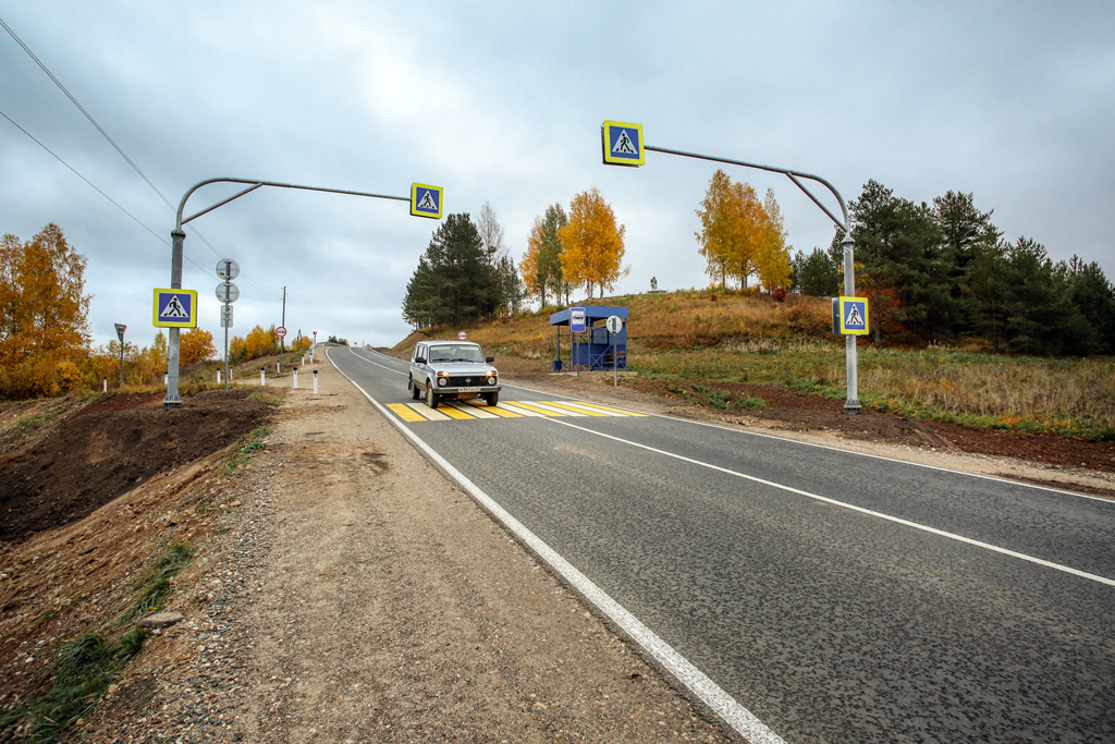 В 2021 году в Архангельской области было отремонтировано 167 километров дорог. Фото Владимира Балашевича