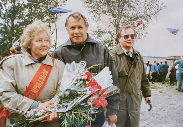 В 1996 году Татьяна Подьякова стала почетным гражданином Архангельска, церемония награждения проходила у памятника Петру I