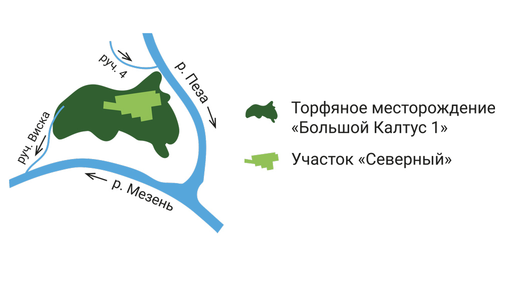 Карта месторождения