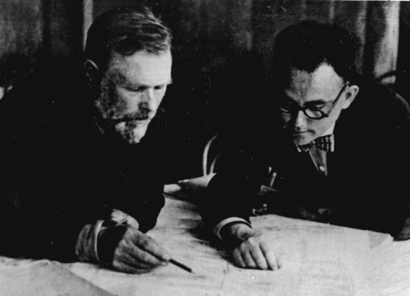 1928 год. Александр Борисов и Макс Зингер
