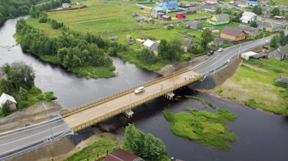 Мост через реку Тамицу