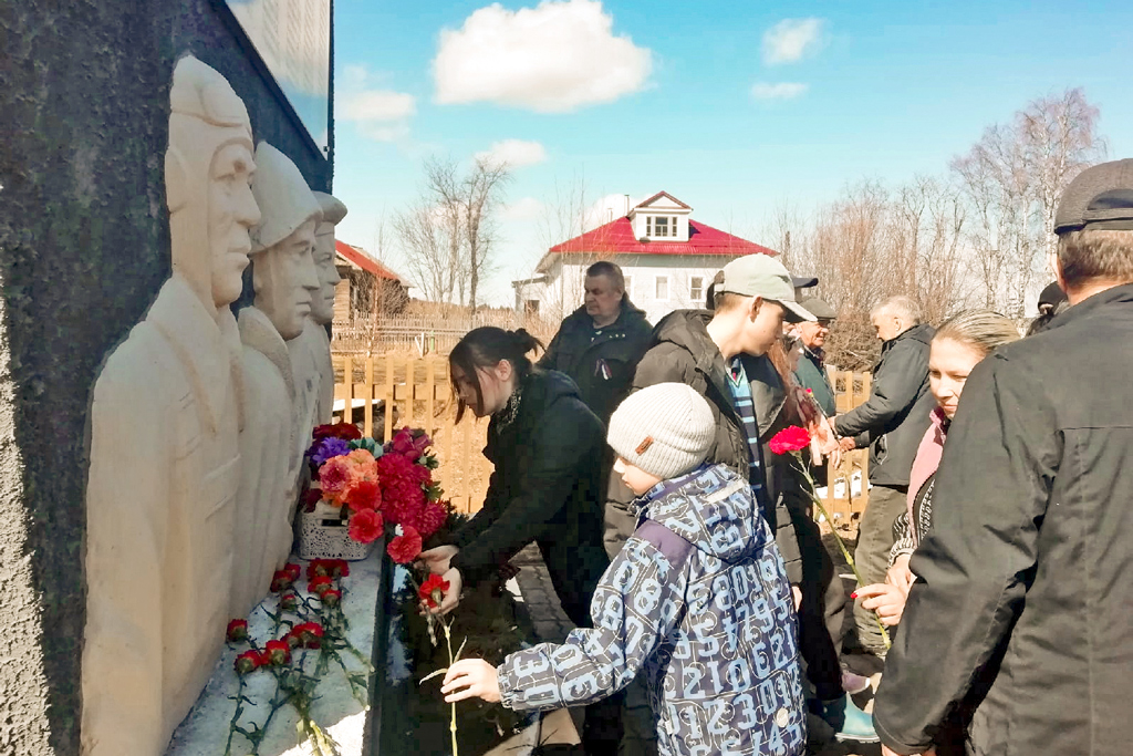 9 Мая в деревне Часовенской